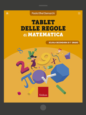 cover image of Tablet delle regole di matematica